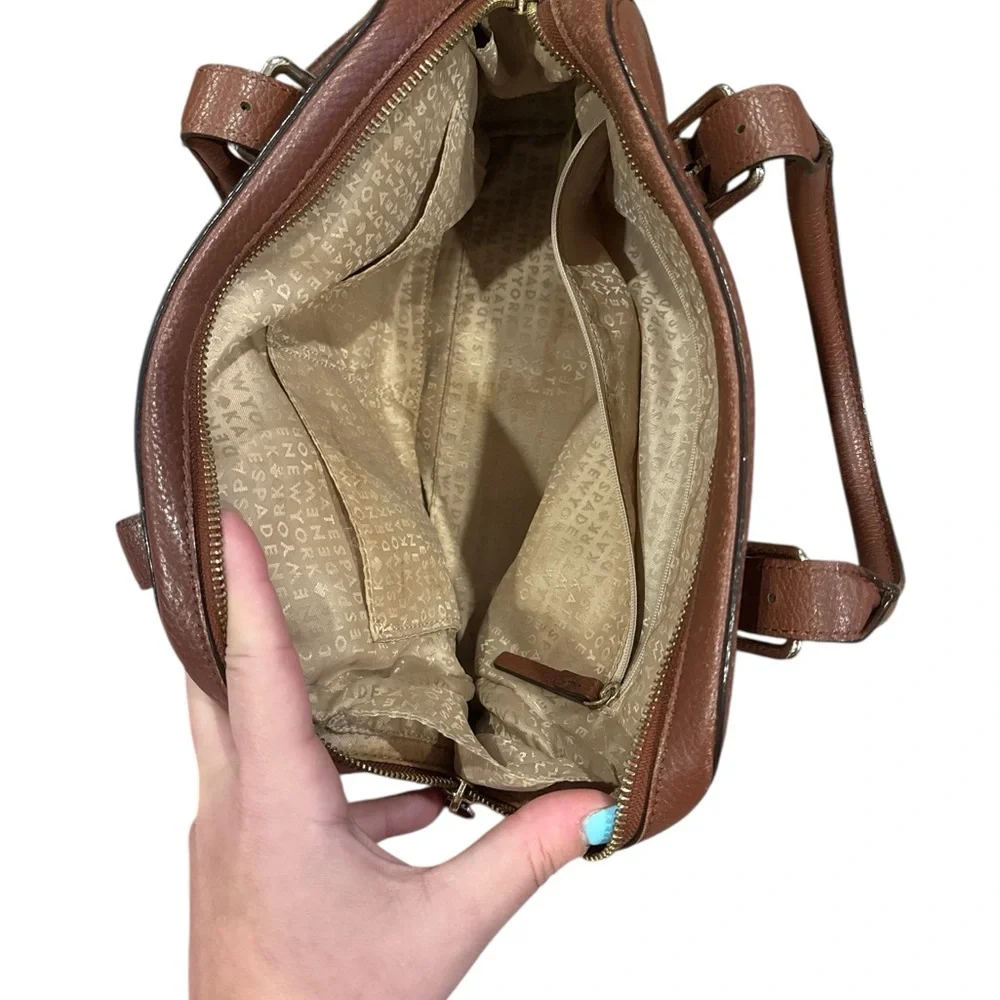 Kate Spade Brown Leather Handbag - Picture 6 of 6